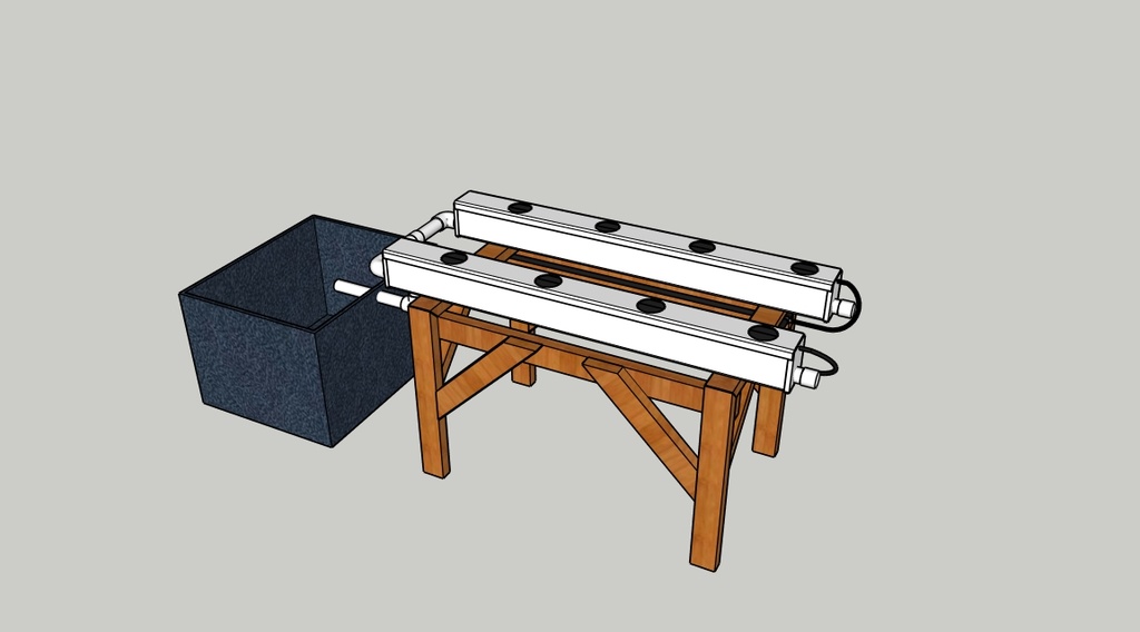 KIT ARBUSTE BL 8T 2X4T R100 SP 1M