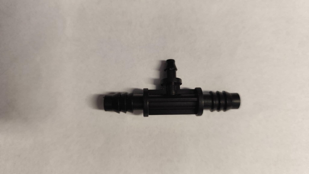 FITTING T 8mm SORTIE 1X4/7mm A EMBOITER