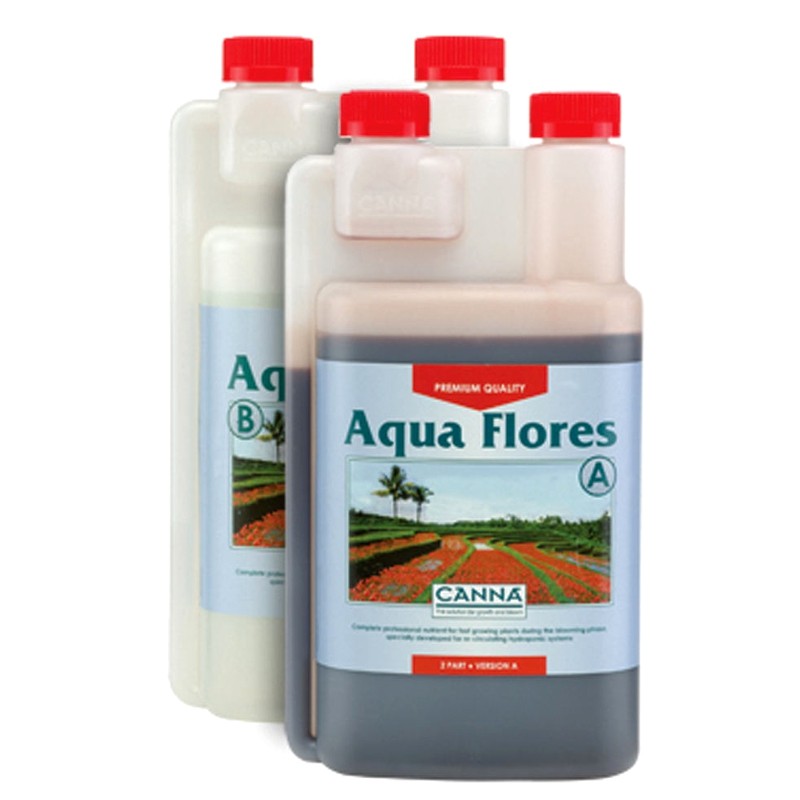Kit engrais CANNA AQUA FLORES A+B 1L