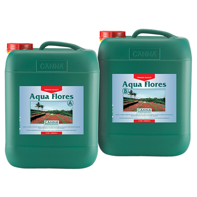 Kit engrais CANNA AQUA FLORES A+B 5L