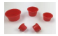 [BOU50MMRGE] Bouchon pour trou 50mm rouge