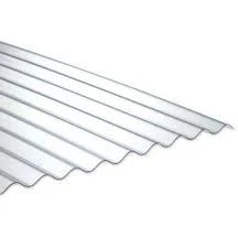 [TOLEPOUV1MM] Tôle transparente ondulée en polycarbonate anti-UV 1mm
