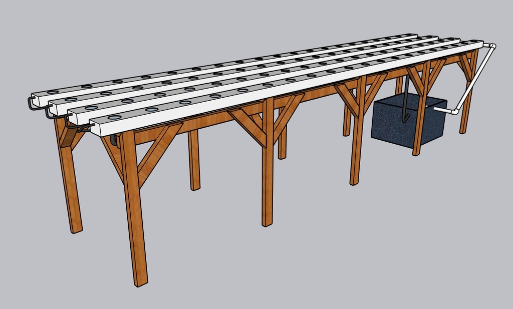 [T80T4X20GN60] TABLE BL 80T 4*20T TUBE GN60