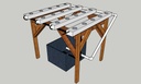 TABLE BL 20T 4*5T TUBE GN60