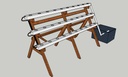 ESCALIER BL 30T 3*10T TUBE GN60
