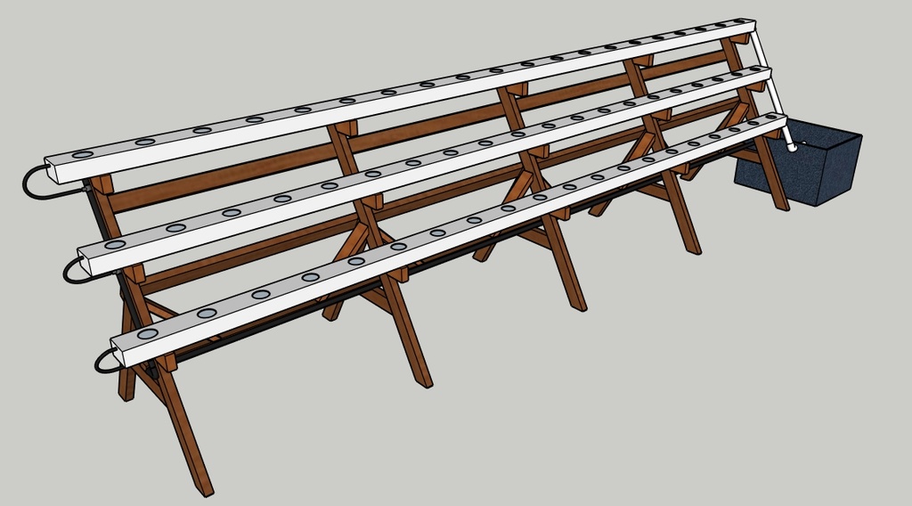 ESCALIER BL 60T 3*20T TUBE GN60
