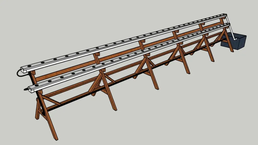 [ESBL60T2X30GN60] ESCALIER BL 60T 2*30T TUBE GN60